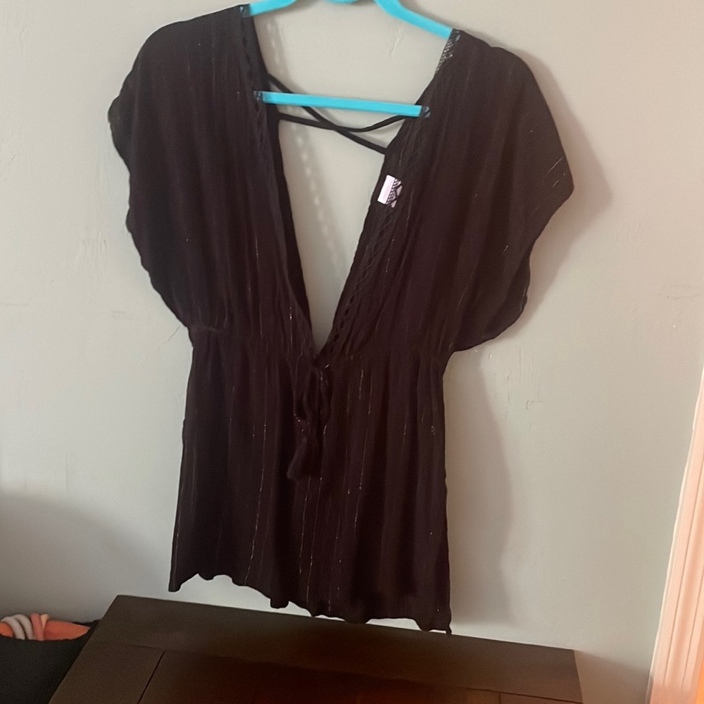 ☀️🌺Target Xhilaration Boho Glitter Beach Cover Dress